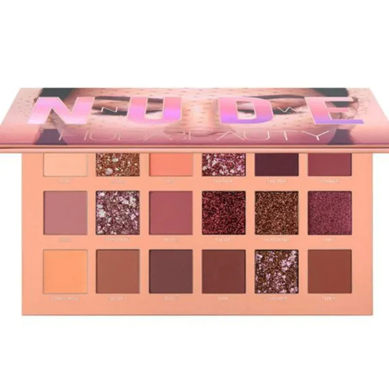 18 Colors Nude Eyeshadow Palette available