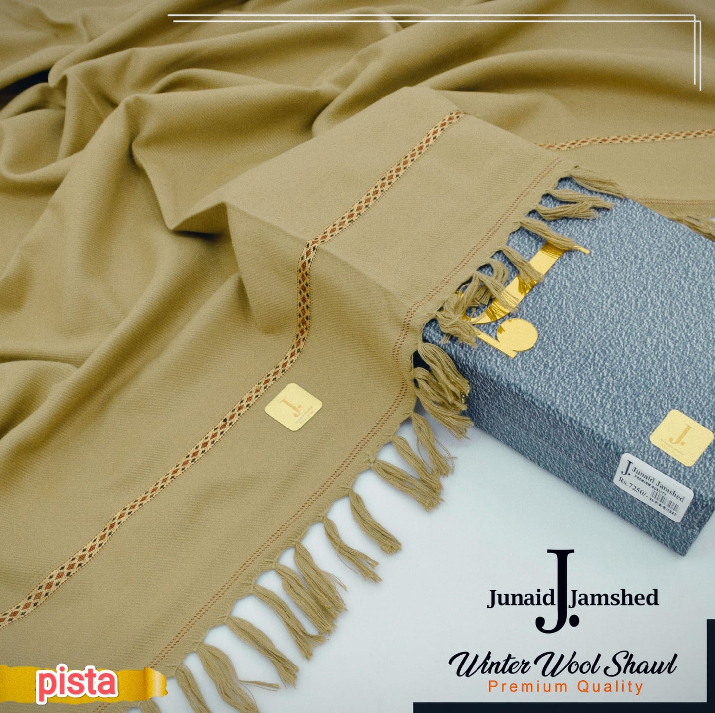 J. Winter Wool Shawl Multiple Colors Elegant & Warm