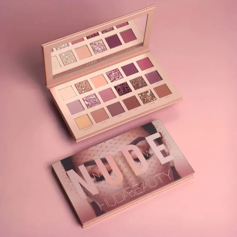 18 Colors Nude Eyeshadow Palette available