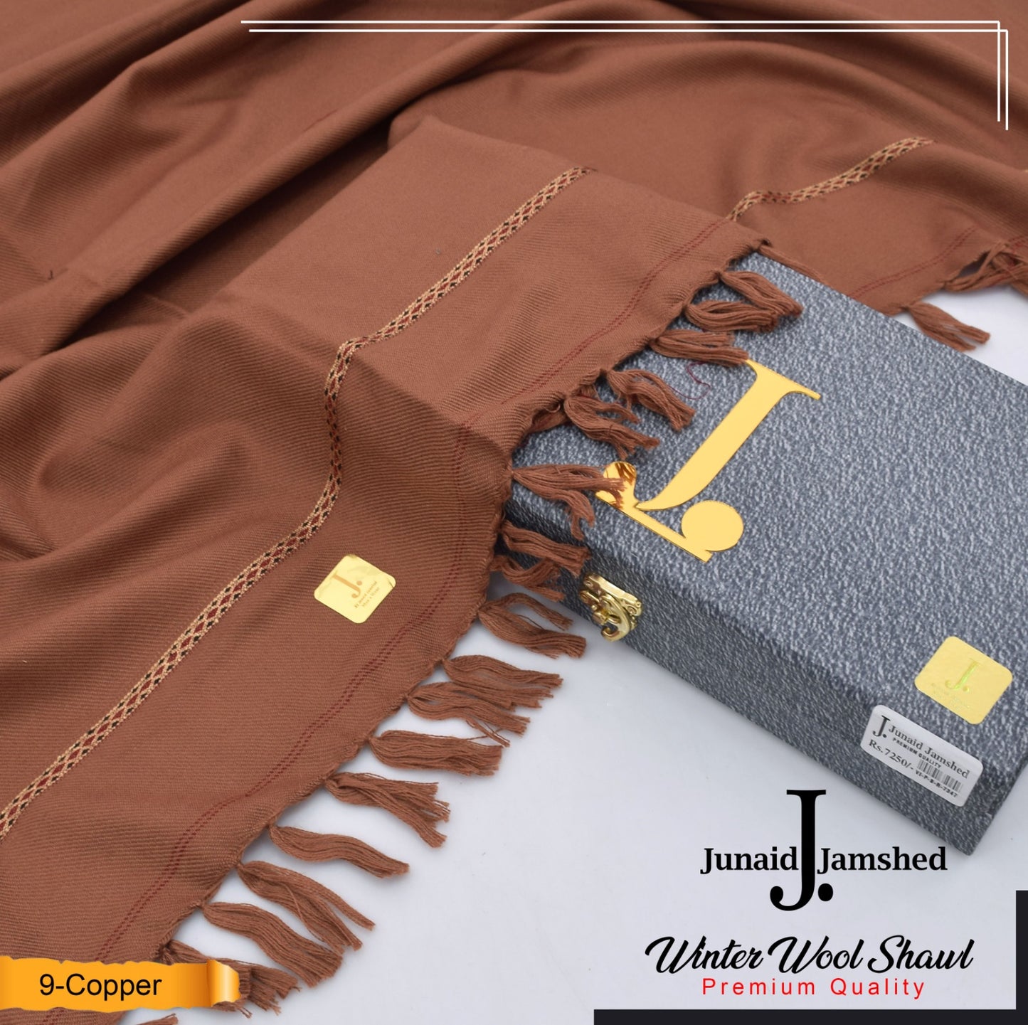J. Winter Wool Shawl Multiple Colors Elegant & Warm