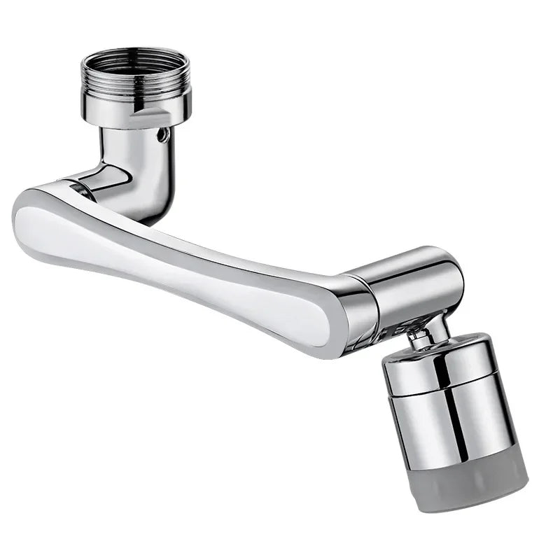 Stainless Steel Faucet with 1440° Rotation Splash-Proof Design