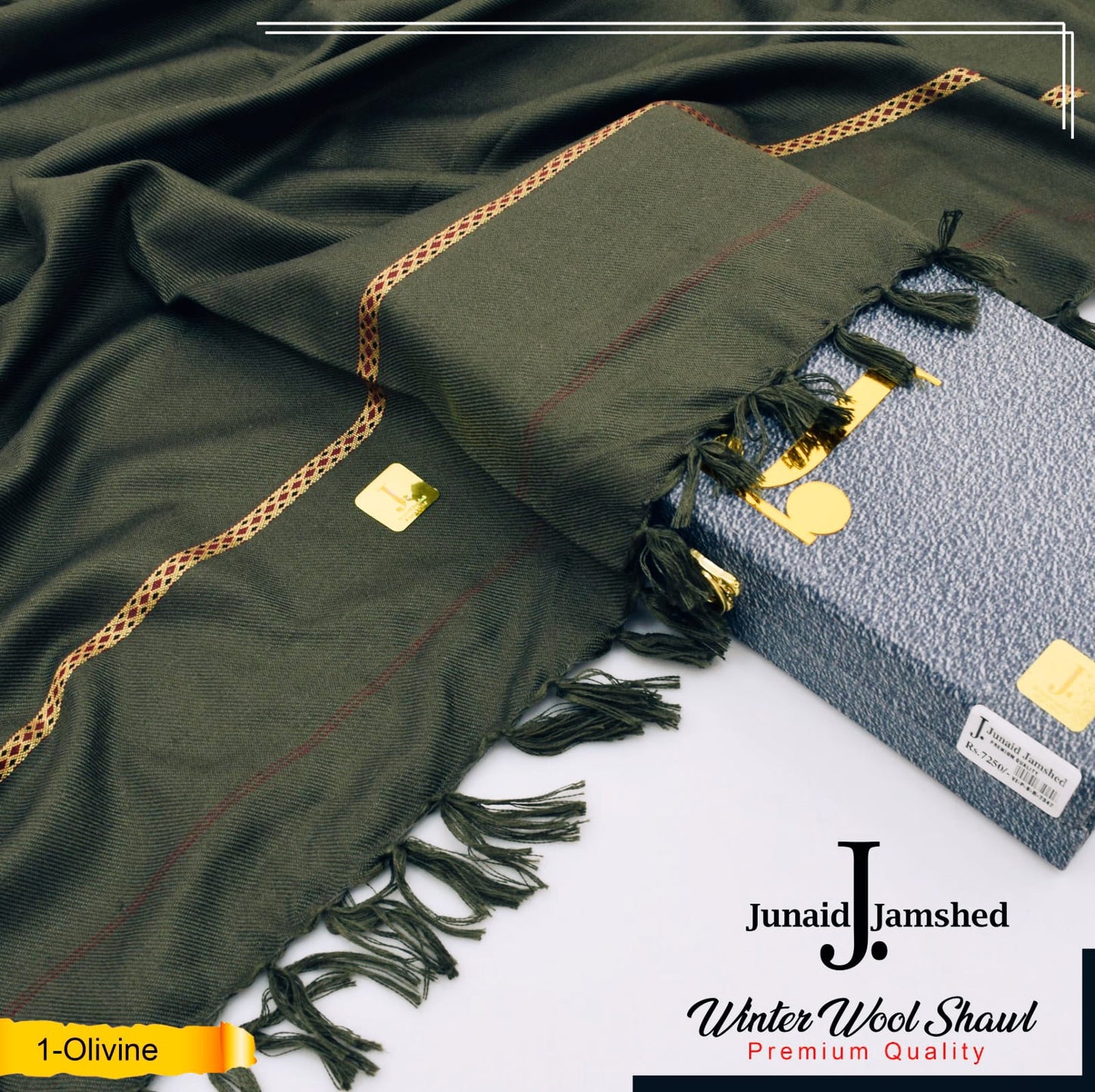 J. Winter Wool Shawl Multiple Colors Elegant & Warm