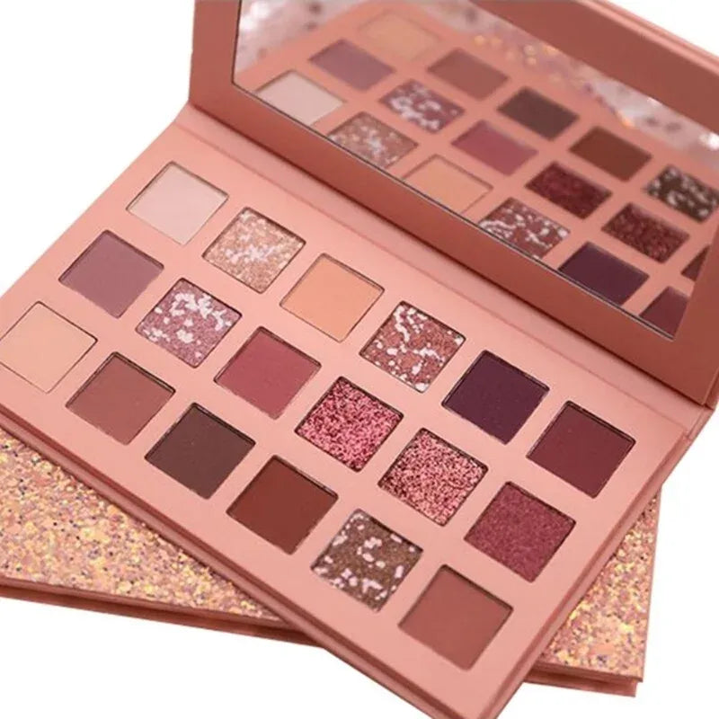 18 Colors Nude Eyeshadow Palette available