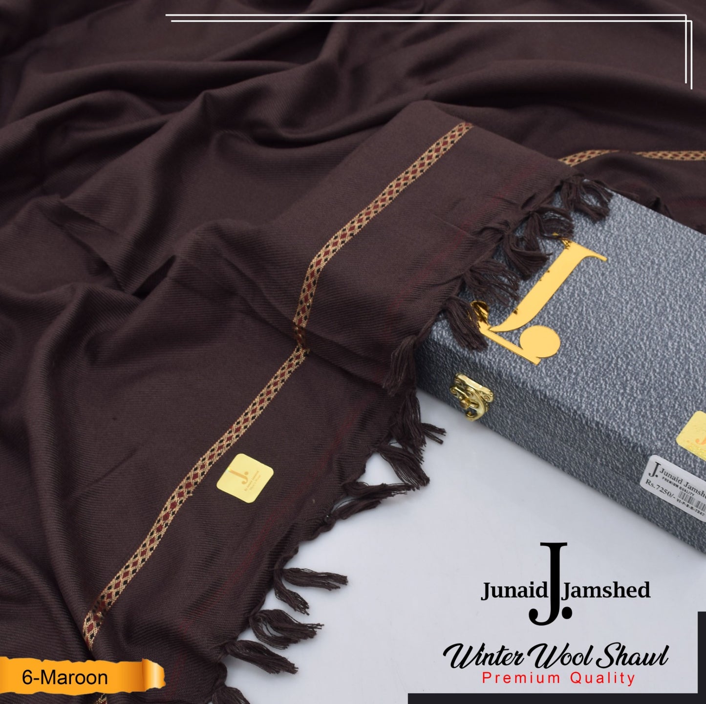 J. Winter Wool Shawl Multiple Colors Elegant & Warm