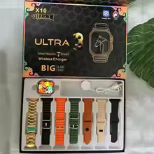DT 900 7 in 1 Strap Ultra 9 Smart Watch