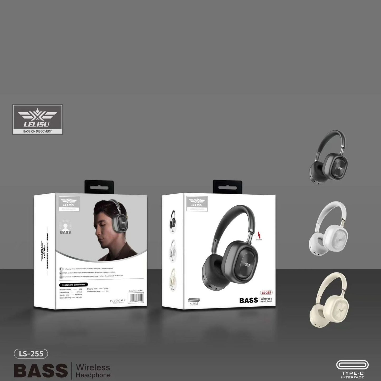 Lelisu LS-255 Bass Wireless Headphones