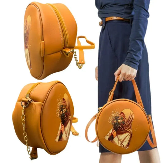 Round Retro Crossbody Handbag