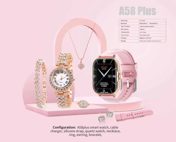 Professional 6 In 1 Smartwatch For Women