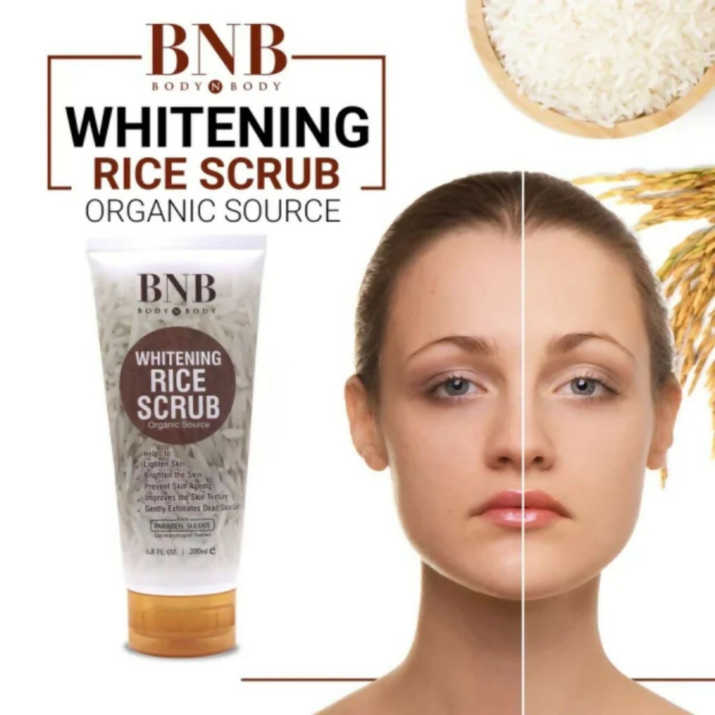 BNB Rice Extract Bright | 3-in-1 Whitening