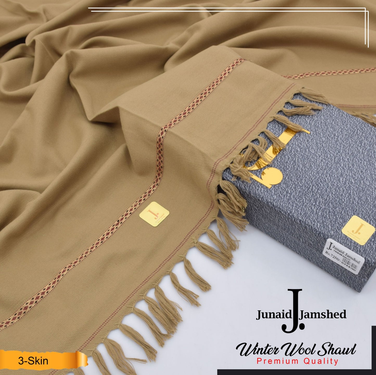 J. Winter Wool Shawl Multiple Colors Elegant & Warm