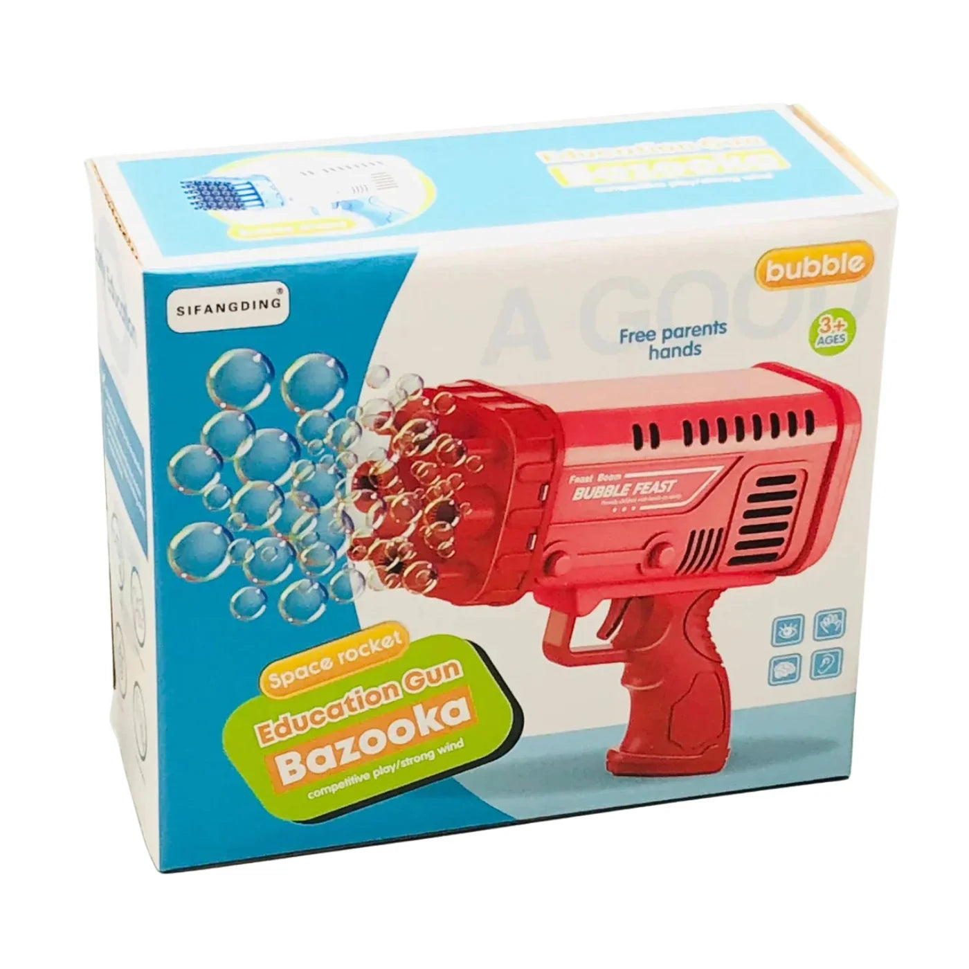 Bazooka Bubble Water Gun Rechargeable Bubble Blaster Toy