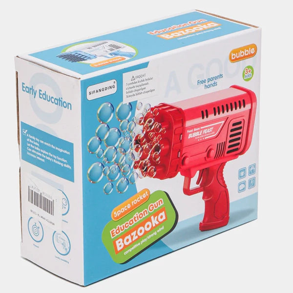 Bazooka Bubble Water Gun Rechargeable Bubble Blaster Toy