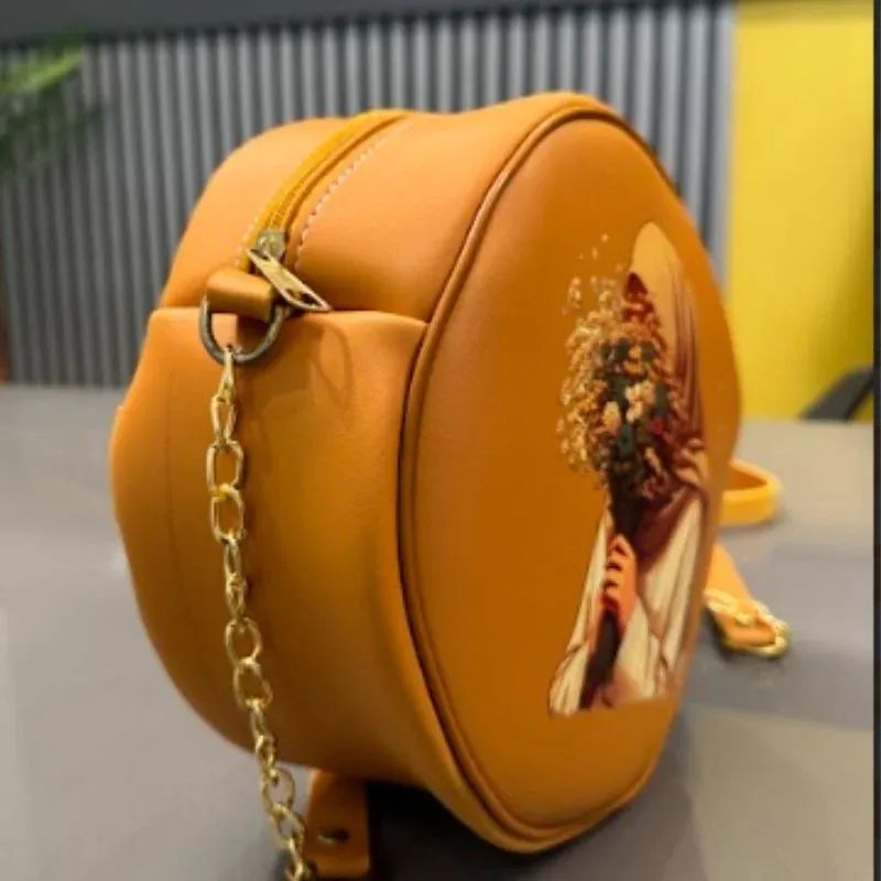 Round Retro Crossbody Handbag