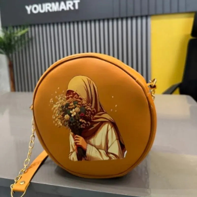 Round Retro Crossbody Handbag